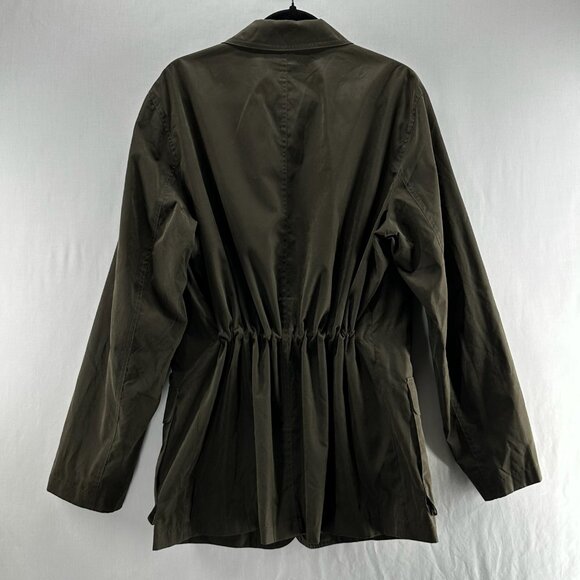 TravelSmith Travel Jacket Mens M Lightweight Sport Coat Pockets Adjustable Olive - Picture 3 of 15